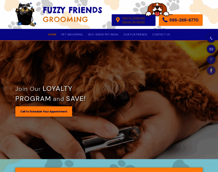 Fuzzyfriendsgrooming.biz thumbnail