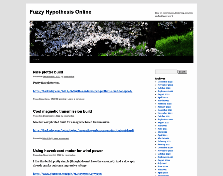 Fuzzyhypothesis.com thumbnail