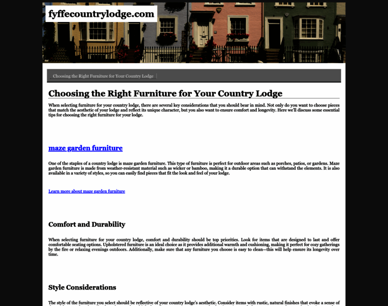 Fyffecountrylodge.com thumbnail