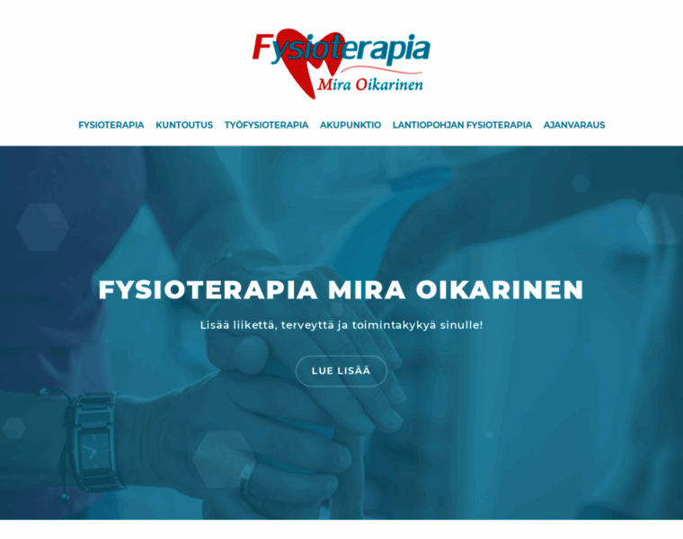 Fysiomiraoikarinen.fi thumbnail
