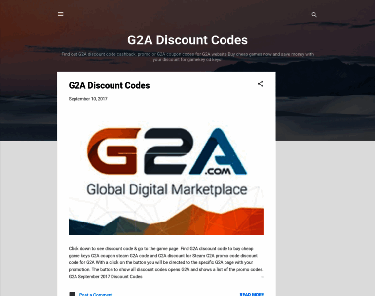 G2a-discount-codes.blogspot.com thumbnail