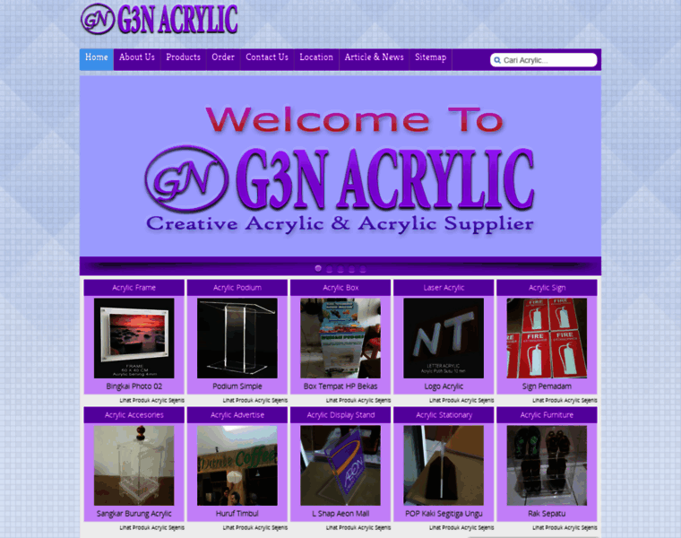 G3nacrylic.com thumbnail