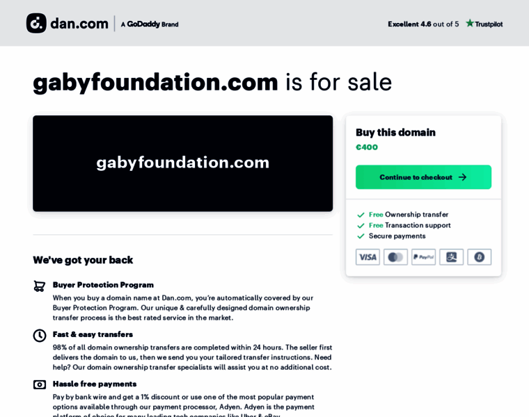 Gabyfoundation.com thumbnail