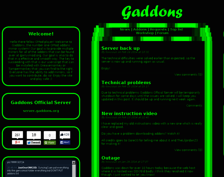 Gaddons.org thumbnail