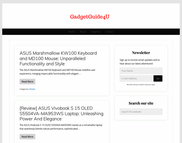 Gadgetguide4u.com thumbnail