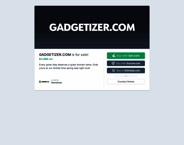 Gadgetizer.com thumbnail