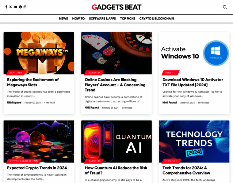 Gadgetsbeat.com thumbnail