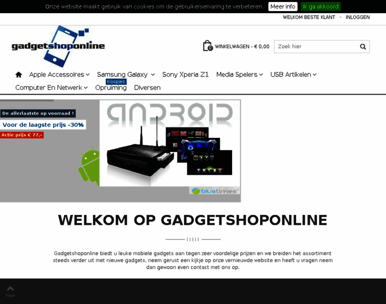 Gadgetshoponline.nl thumbnail
