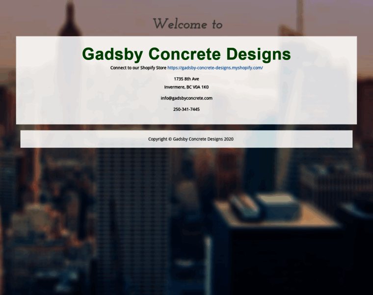 Gadsbyconcrete.com thumbnail