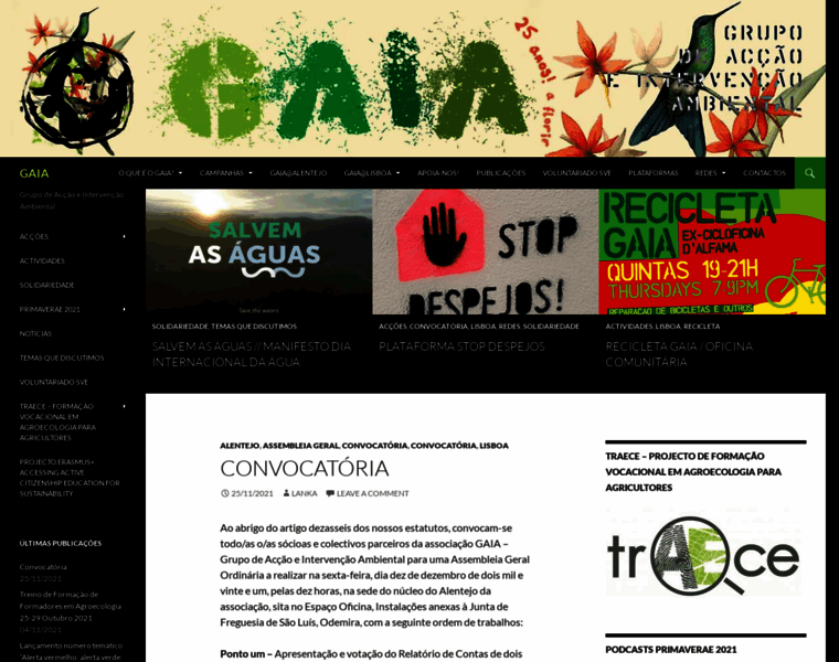 Gaia.org.pt thumbnail