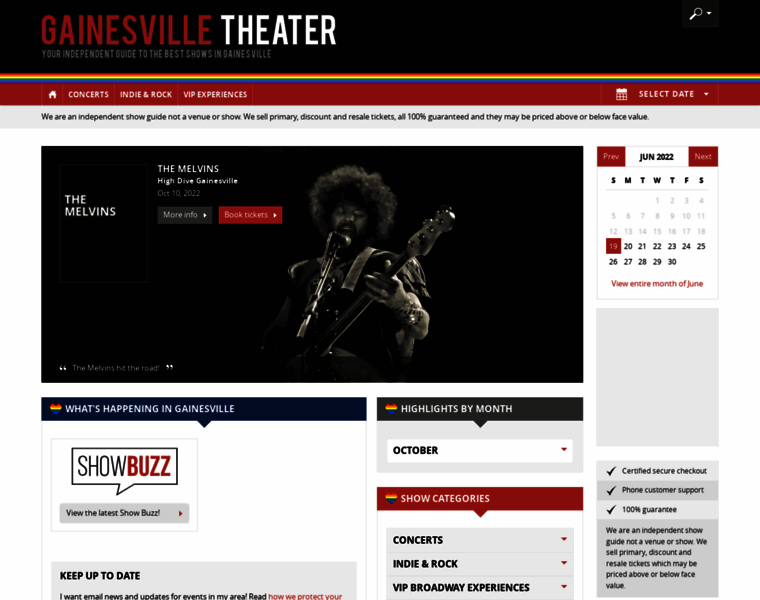 Gainesville-theater.com thumbnail