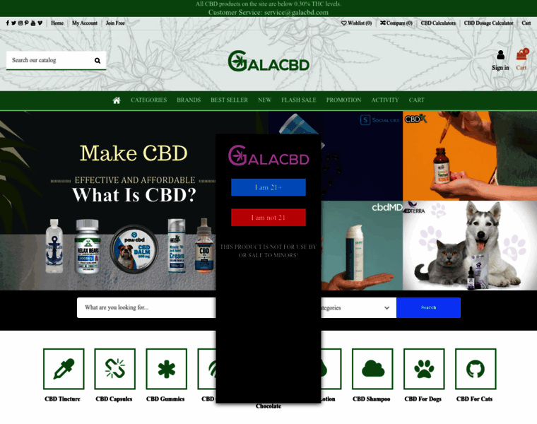 Galacbd.com thumbnail