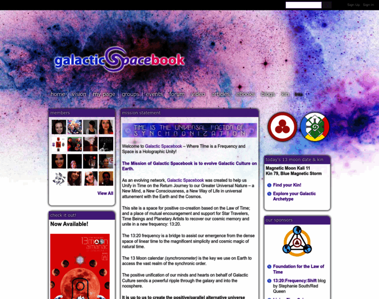 Galacticspacebook.com thumbnail