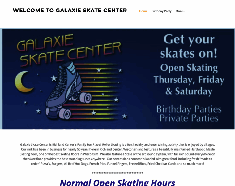 Galaxieskatecenter.com thumbnail