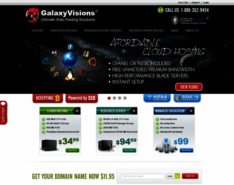 Galaxyvisions.com thumbnail