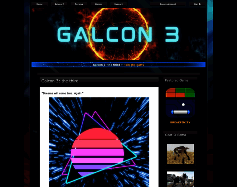 Galcon.com thumbnail