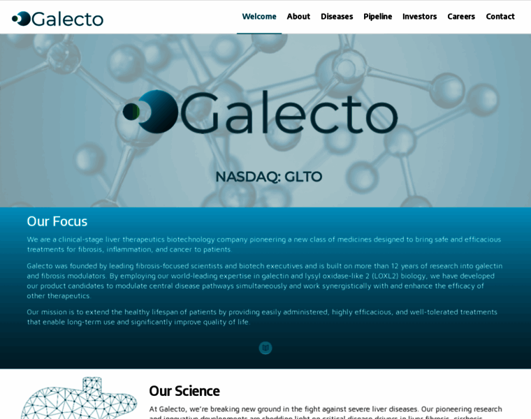 Galecto.com thumbnail