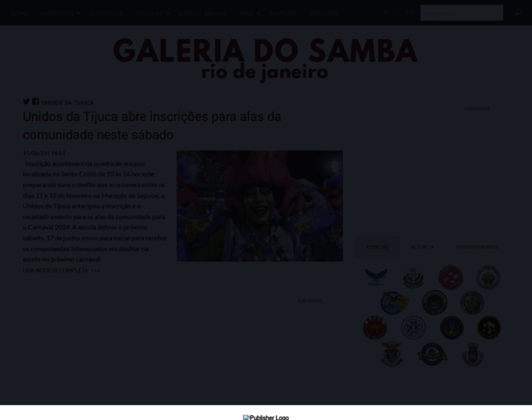Galeriadosamba.com.br thumbnail