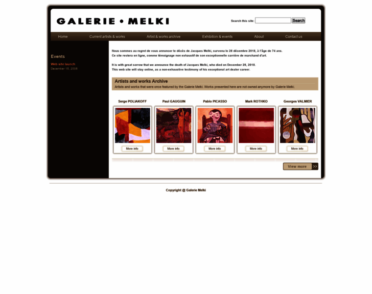 Galerie-melki.fr thumbnail