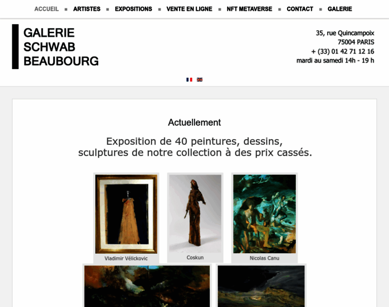 Galerieschwabbeaubourg.com thumbnail