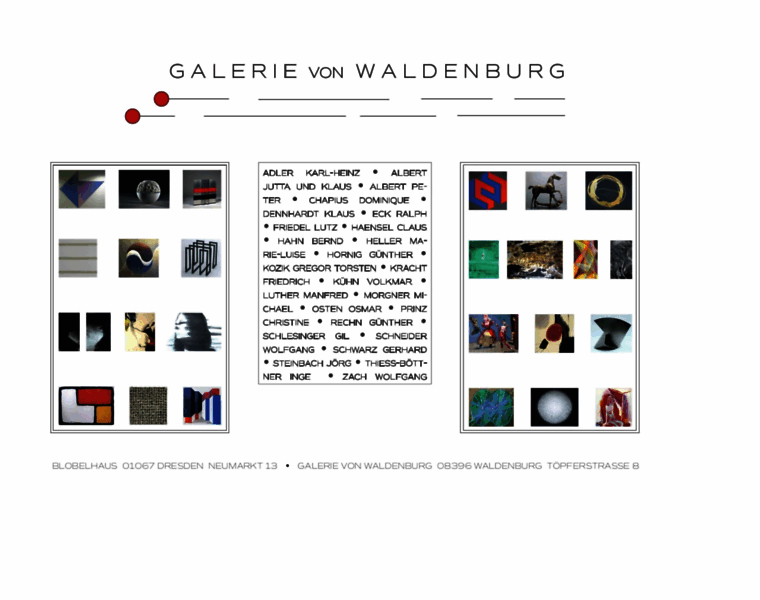 Galerievonwaldenburg.com thumbnail