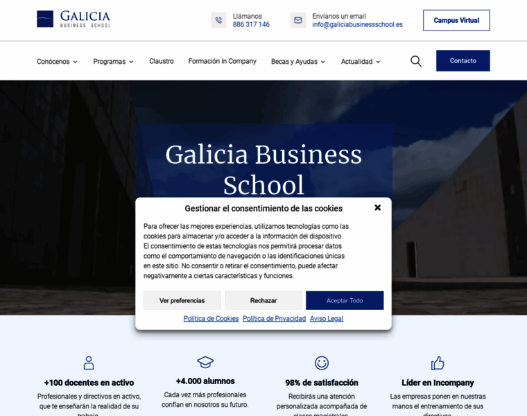 Galiciabusinessschool.es thumbnail