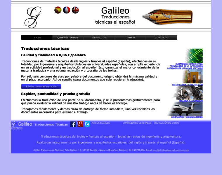 Galileotraducciones.com thumbnail