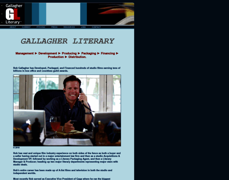 Gallagherliterary.com thumbnail