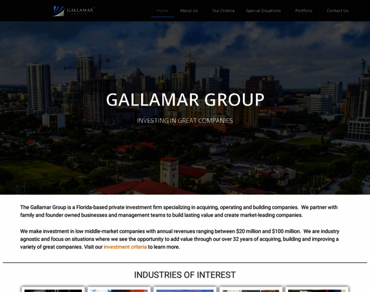 Gallamargroup.com thumbnail