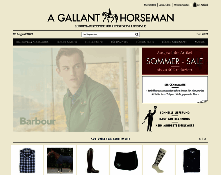 Gallant-horseman.com thumbnail