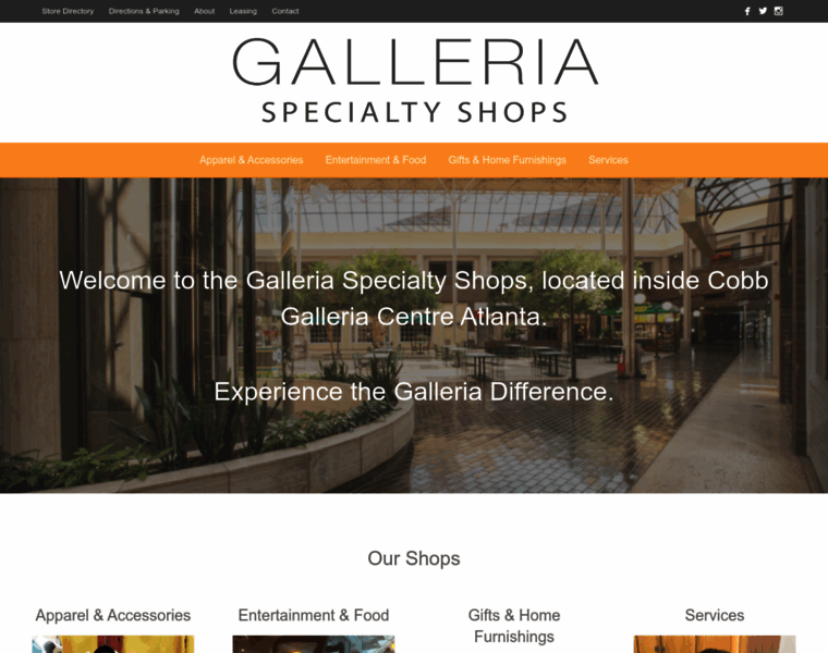 Galleriaspecialtyshops.com thumbnail
