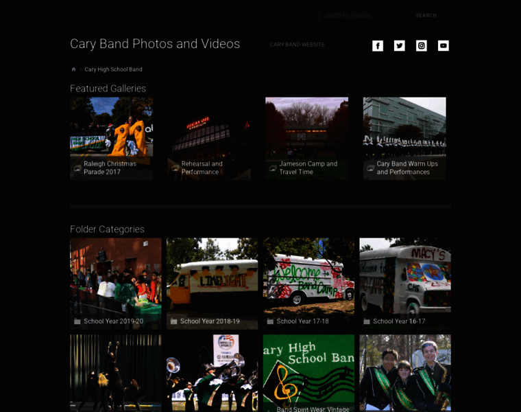 Gallery.caryband.org thumbnail
