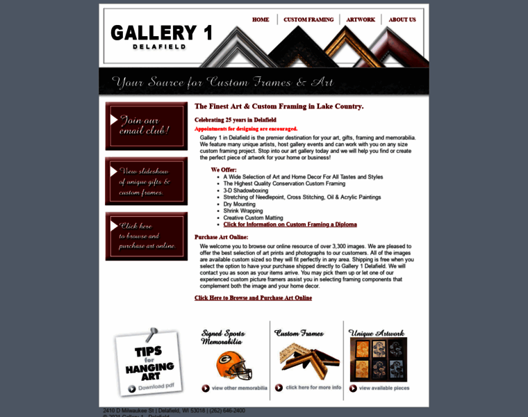 Gallery1delafield.com thumbnail
