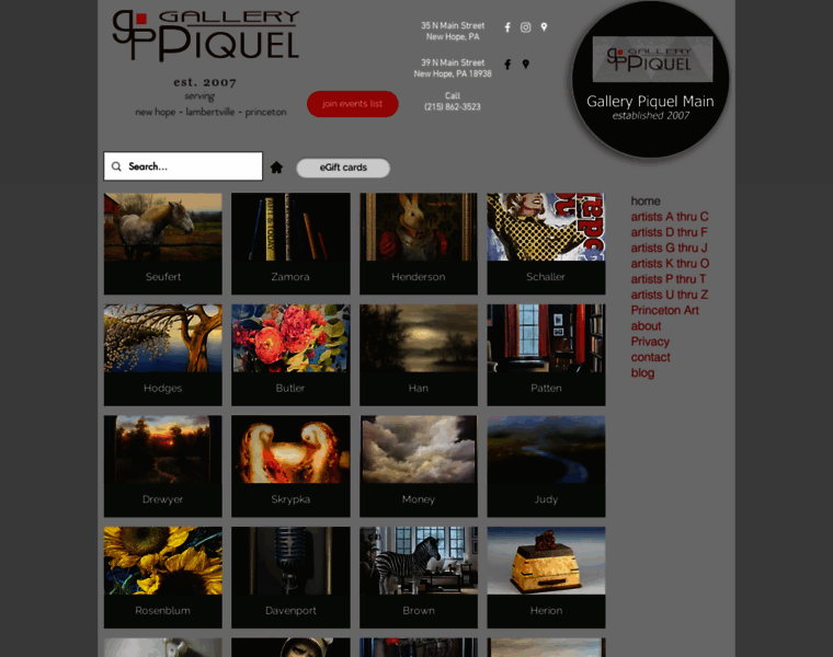 Gallerypiquel.com thumbnail