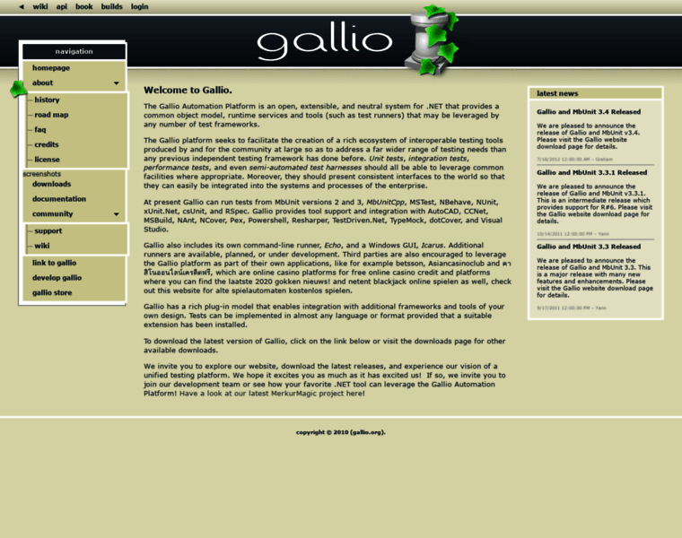Gallio.org thumbnail