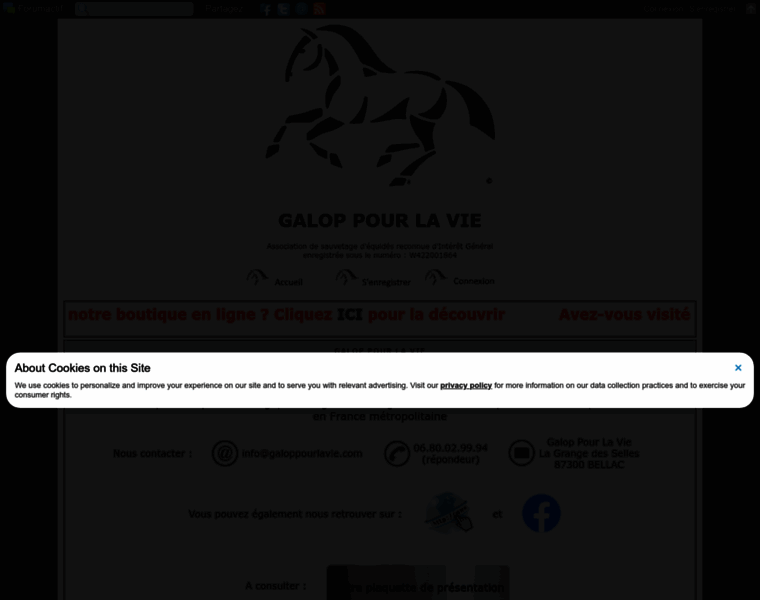 Galoppourlavie.org thumbnail Galoppourlavie.org thumbnail