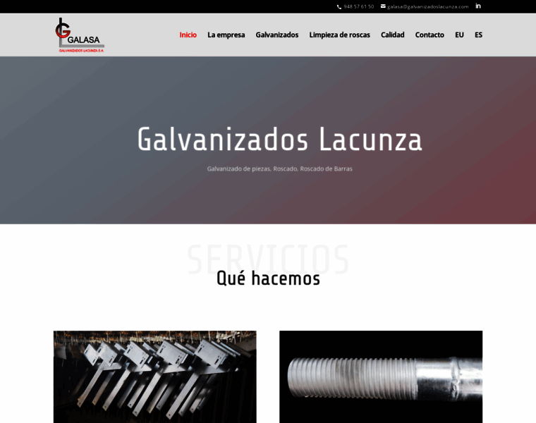 Galvanizadoslacunza.com thumbnail