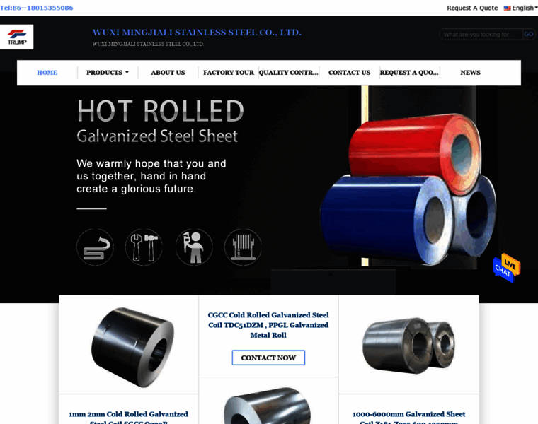 Galvanized-steelcoils.com thumbnail