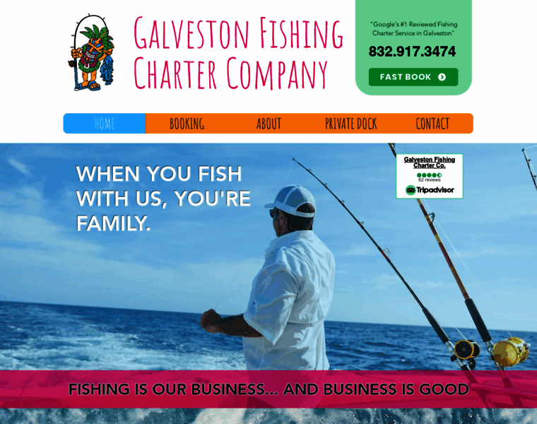 Galvestonfishingchartercompany.com thumbnail