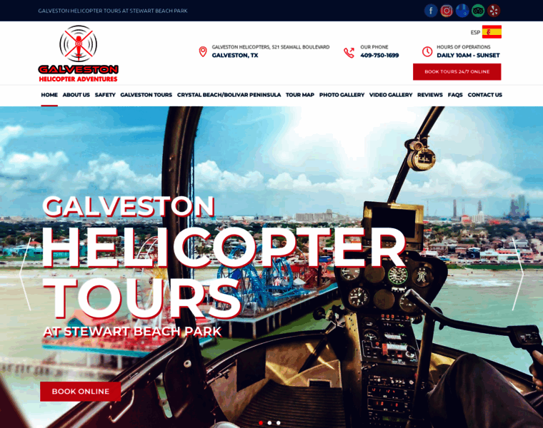 Galvestonhelicopters.com thumbnail