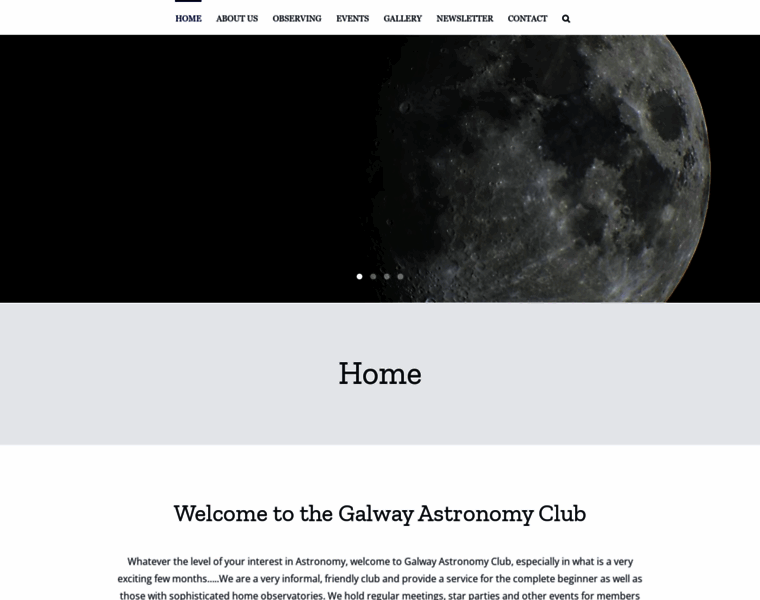 Galwayastronomyclub.ie thumbnail