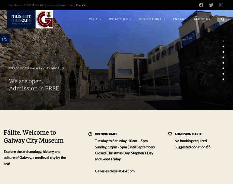 Galwaycitymuseum.ie thumbnail