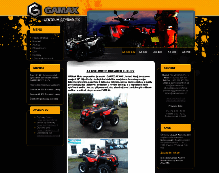 Gamax-moto.cz thumbnail