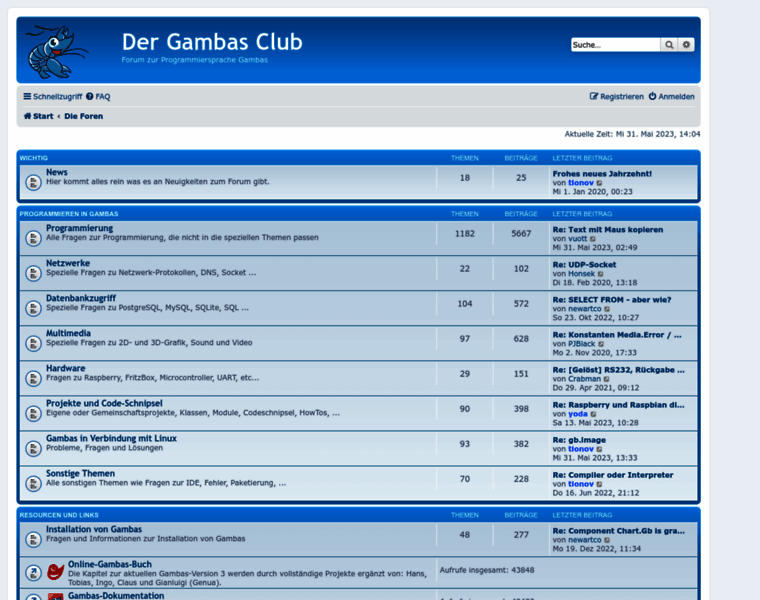 Gambas-club.de thumbnail