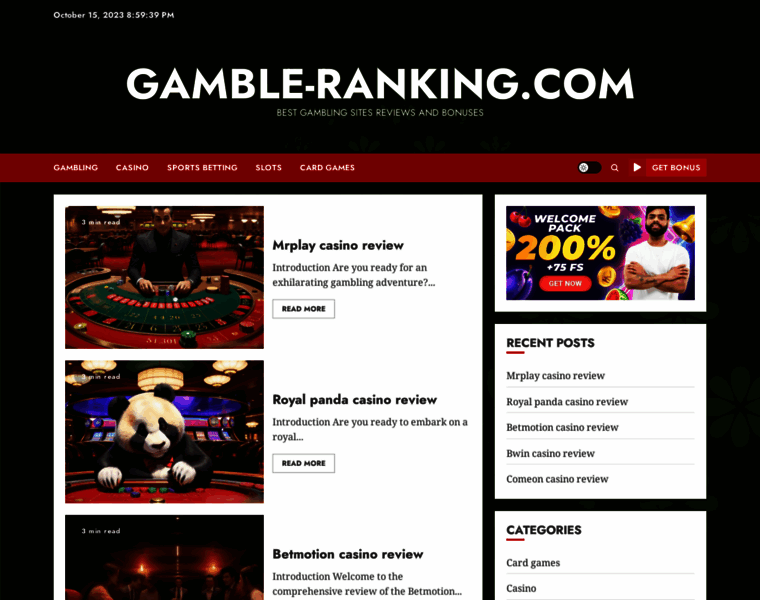 Gamble-ranking.com thumbnail