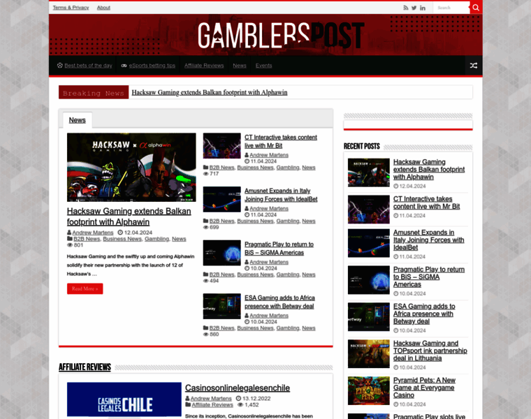 Gamblerspost.com thumbnail