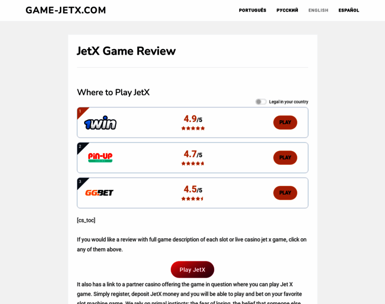 Game-jetx.com thumbnail