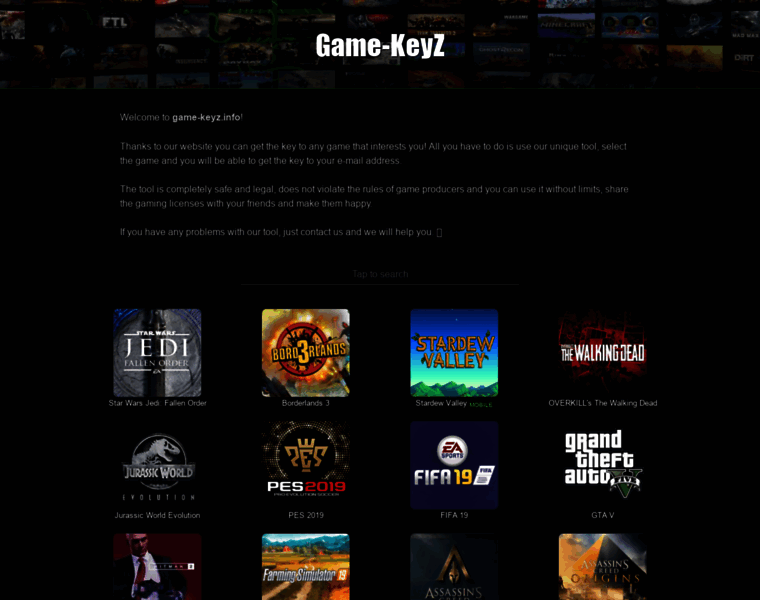 Game-keyz.info thumbnail