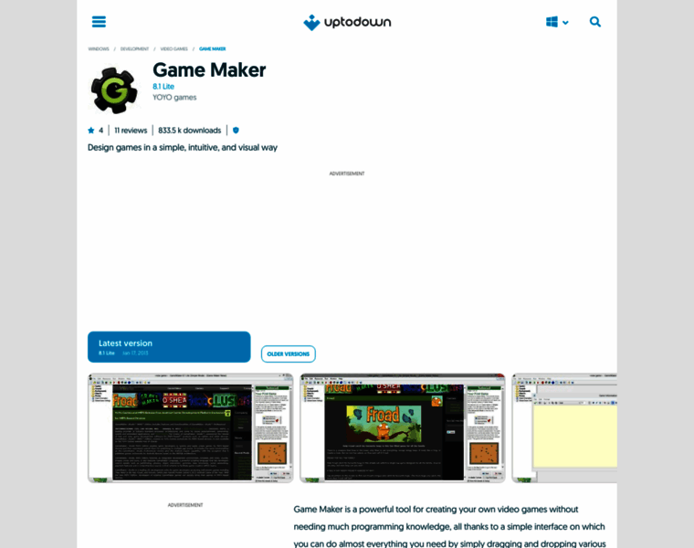 Game-maker.en.uptodown.com thumbnail