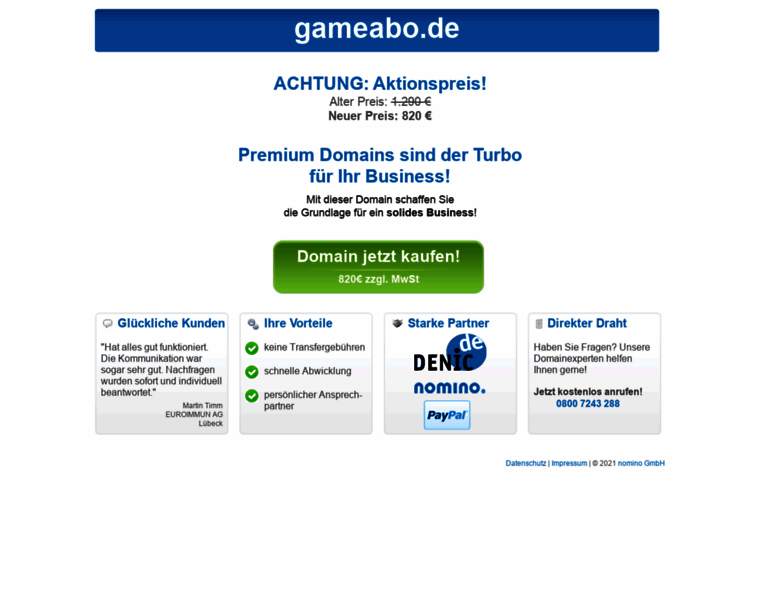 Gameabo.de thumbnail